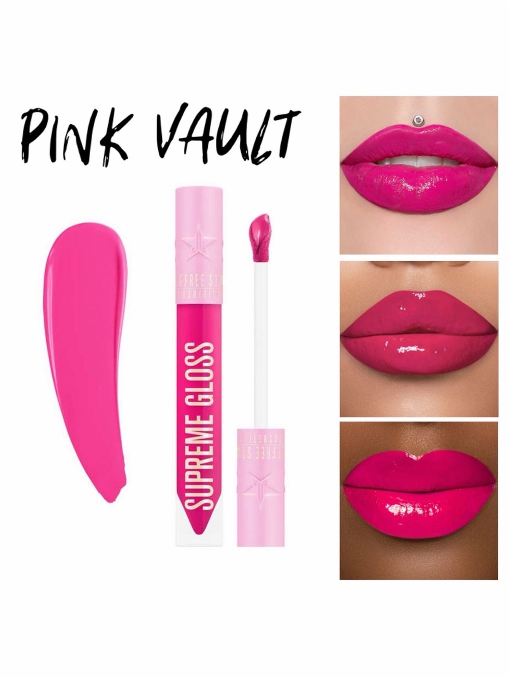 Jeffree Star Supreme Gloss Shade Pink Vault